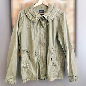 American Eagle Army Green Utility Jacket / Windbreaker size XL